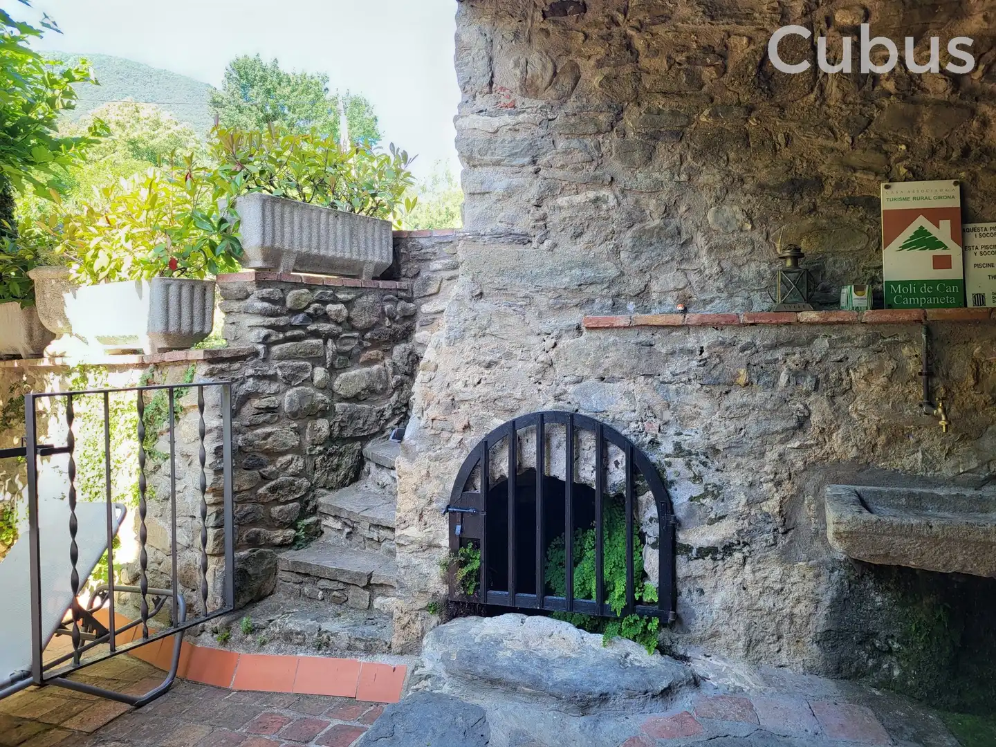 Terraza de Finca rústica en venta en Sant Feliu de Pallerols con Calefacción, Terraza y Trastero