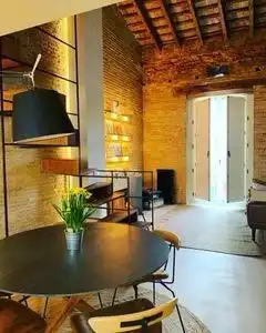 Living room of Attic for rent in Valencia  with Heating, Terrace and Storage room