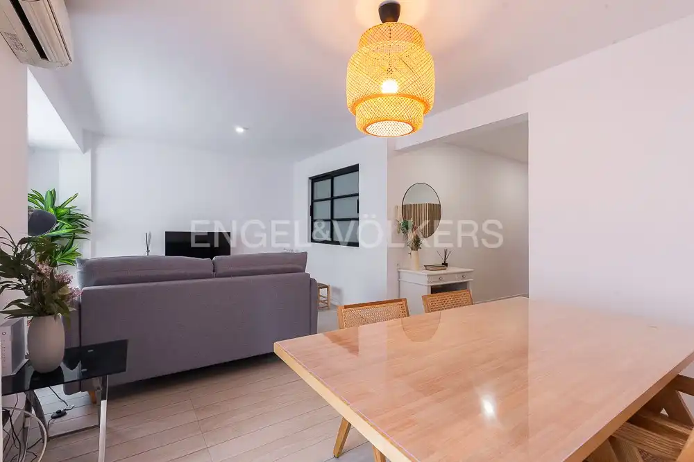 Sala de estar de Piso de alquiler en Valencia con Aire acondicionado, Calefacción y Amueblado