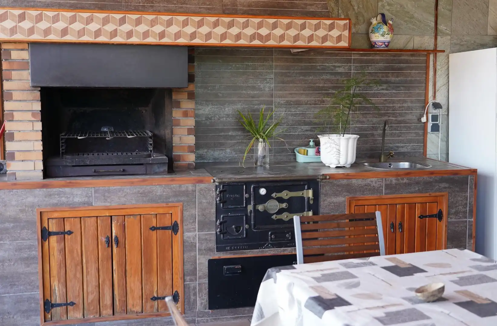 Küche von Country house zum Verkauf in Granollers mit Klimaanlage, Privatgarten und Terrasse
