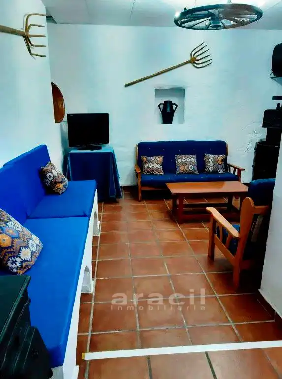 Sala d'estar de Finca rústica en venda en Alcoy / Alcoi amb Aire condicionat, Jardí privat i Terrassa