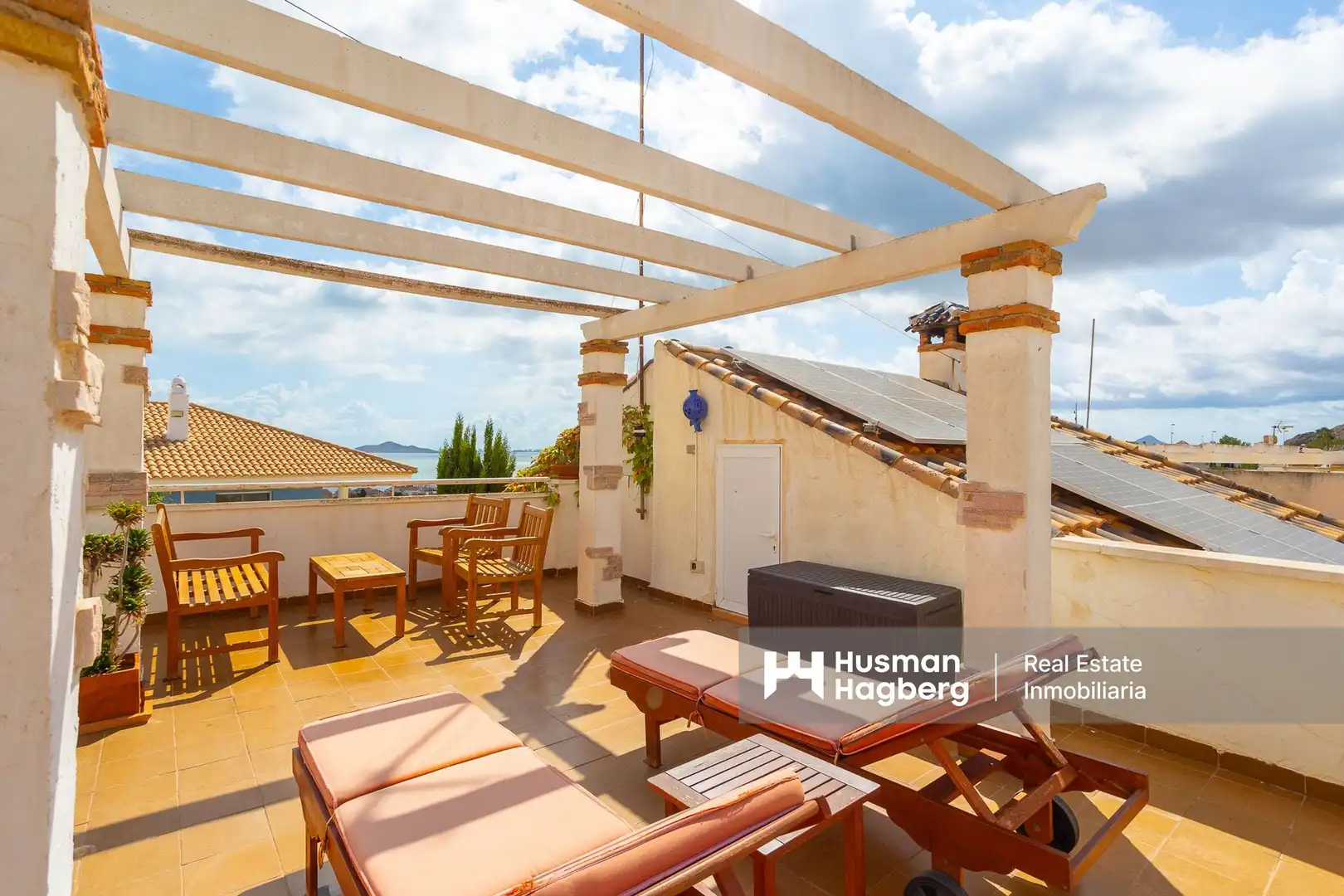 Terrassa de Casa adosada en venda en Cartagena amb Balcó