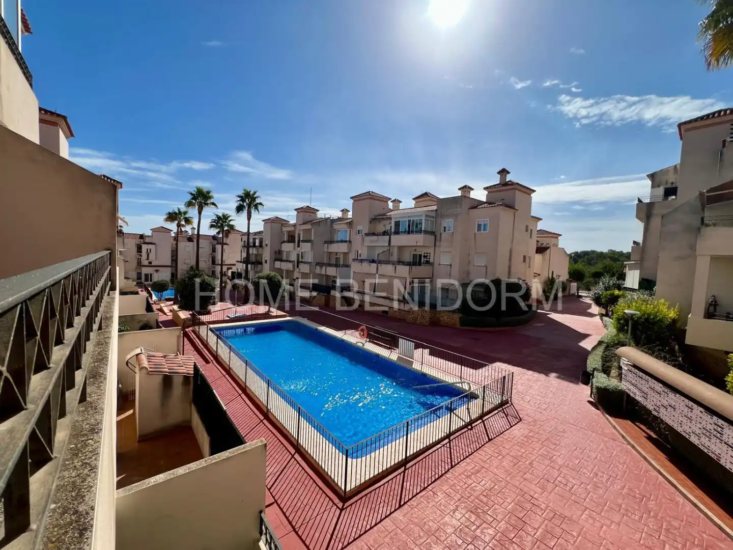 Vista exterior de Piso en venta en La Nucia con Terraza, Trastero y Piscina comunitaria