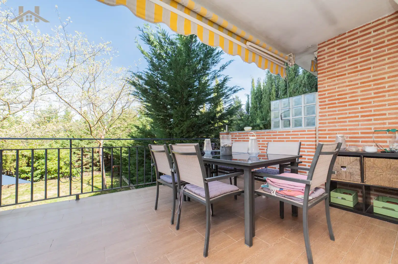 Terrace of Detached homes for sale in Arroyomolinos (Madrid)  with Air Conditioner, Heating and Private garden