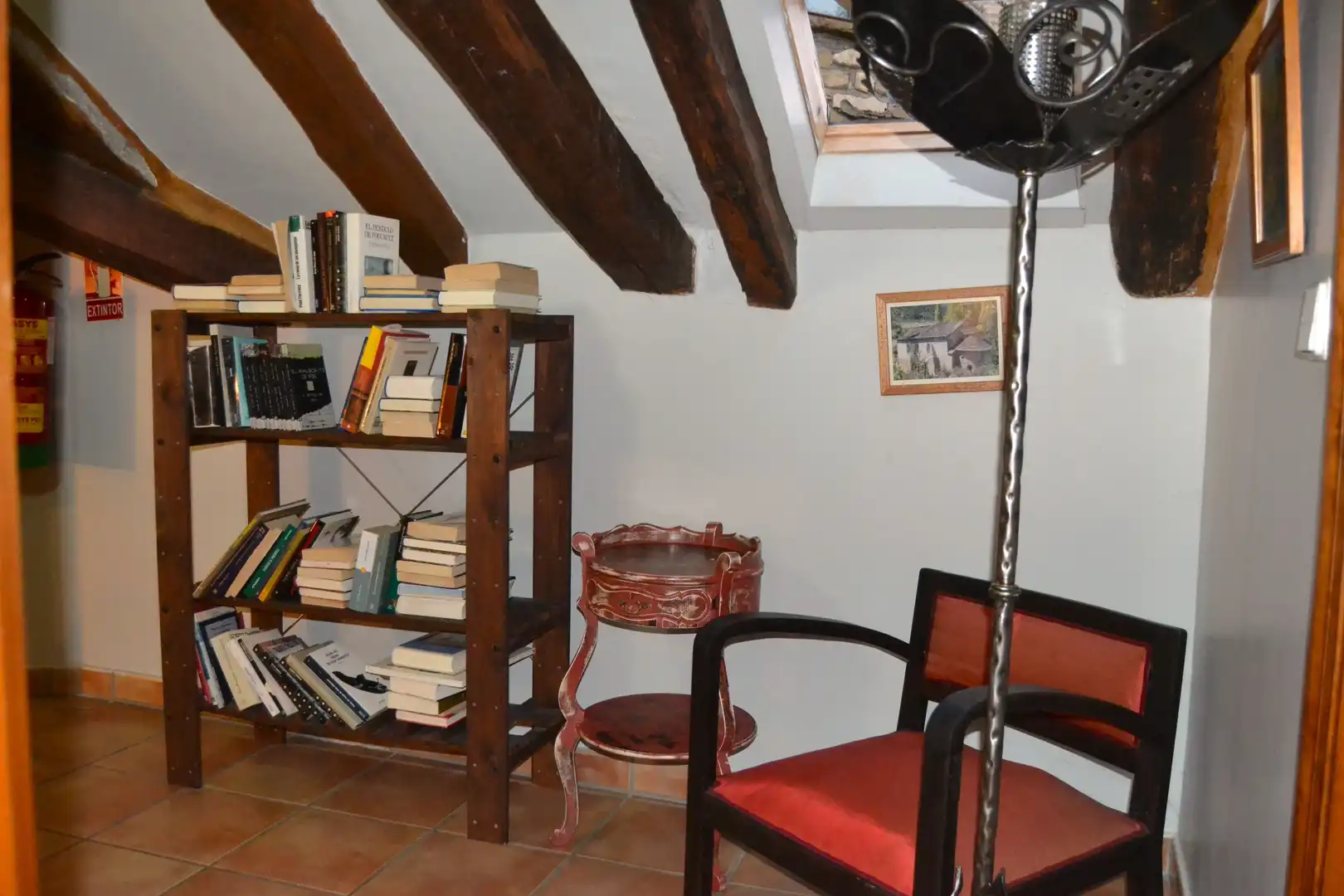 Sala de estar de Casa o chalet en venta en Borau con Calefacción, Parquet y Trastero