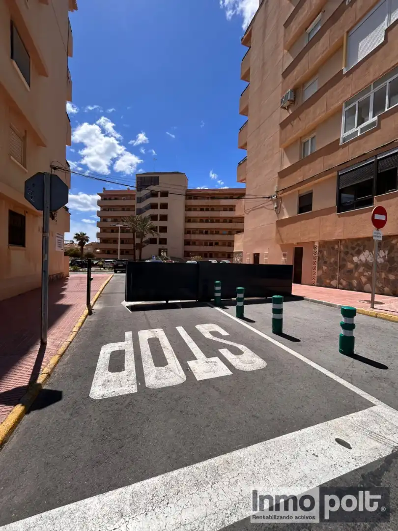 Aparcament de Apartament de lloguer en Torrevieja amb Jardí privat, Moblat i Forn