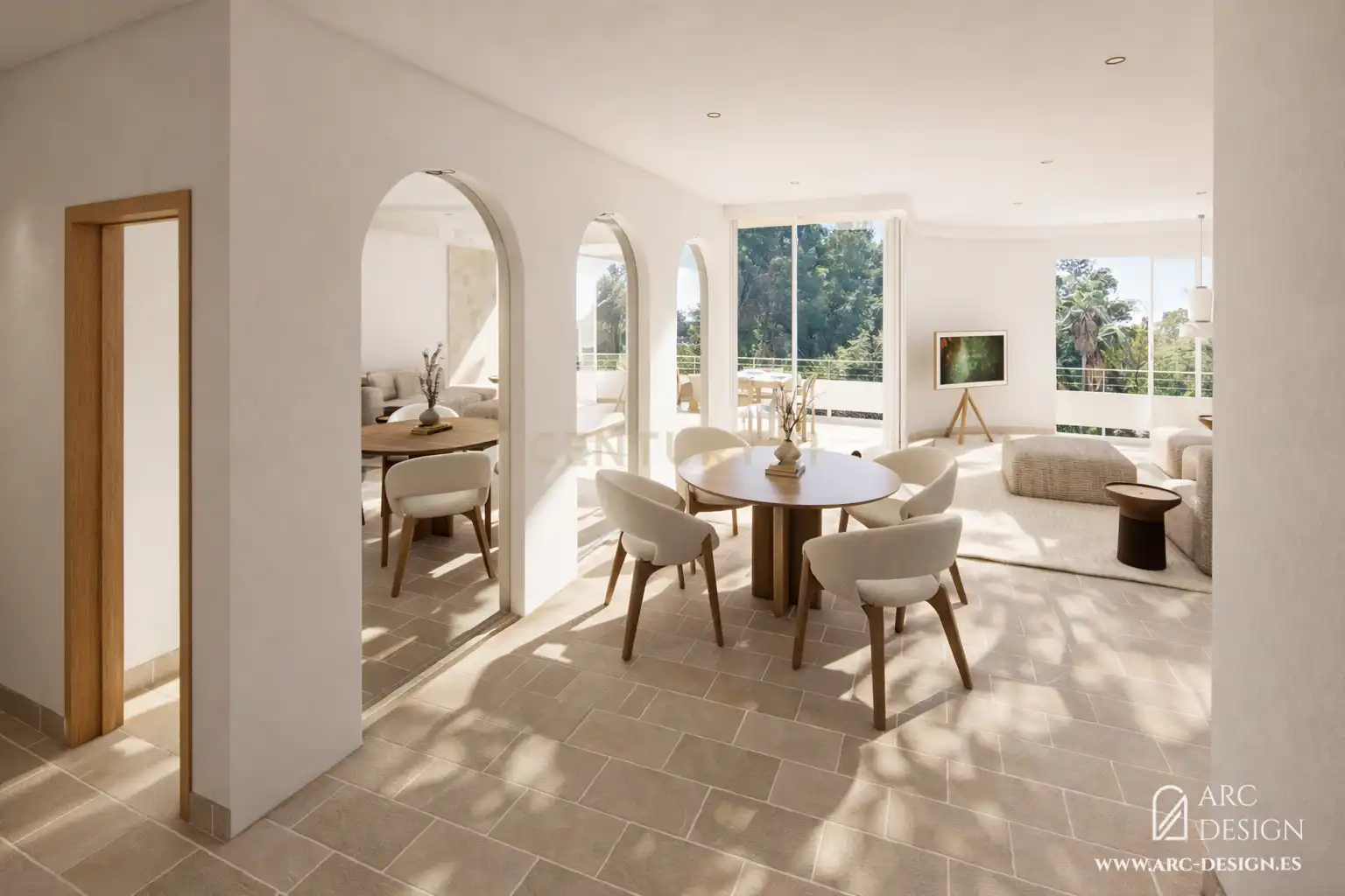 Dining room of Flat for sale in Málaga  with Air Conditioner and Community pool