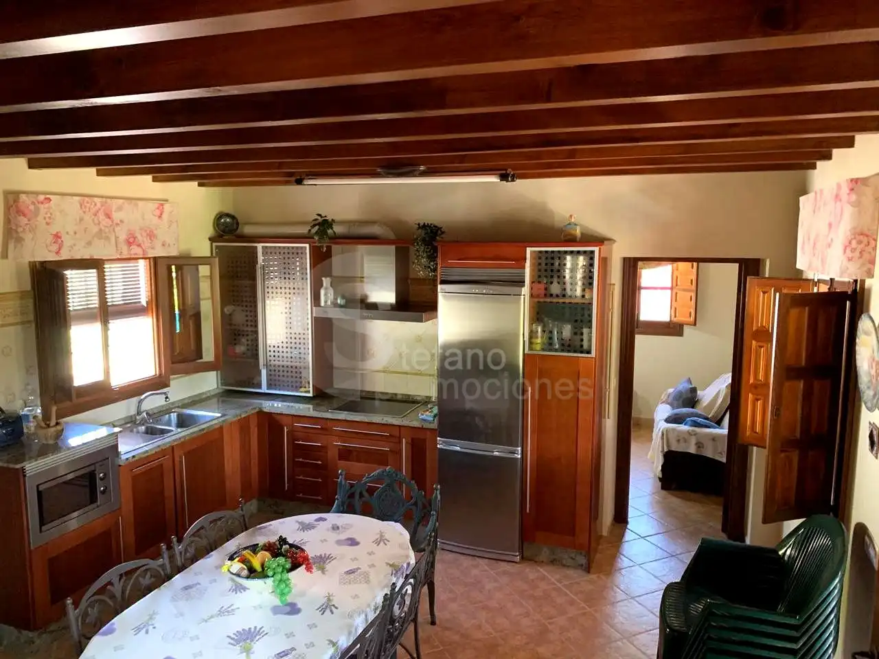 Cuina de Casa o xalet en venda en Álora amb Aire condicionat, Jardí privat i Terrassa