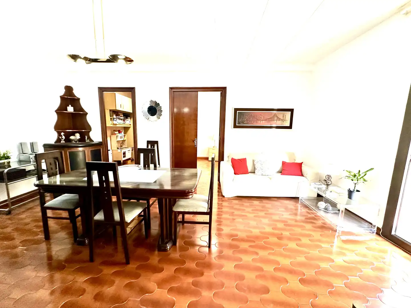 Sala d'estar de Pis en venda en Barcelona amb Calefacció, Moblat i Forn