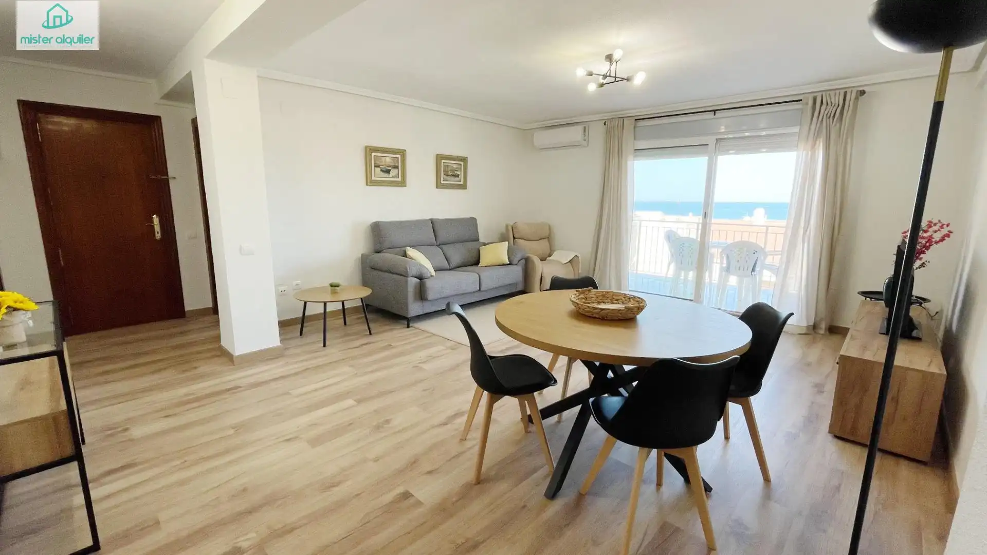 Living room of Apartments for rent in El Campello  with Air Conditioner, Heating and Furnished