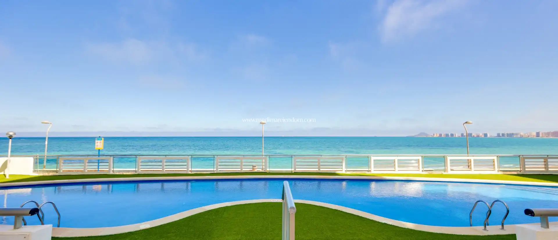 Swimming pool of Duplexes for sale in La Manga del Mar Menor  with Air Conditioner, Heating and Private garden
