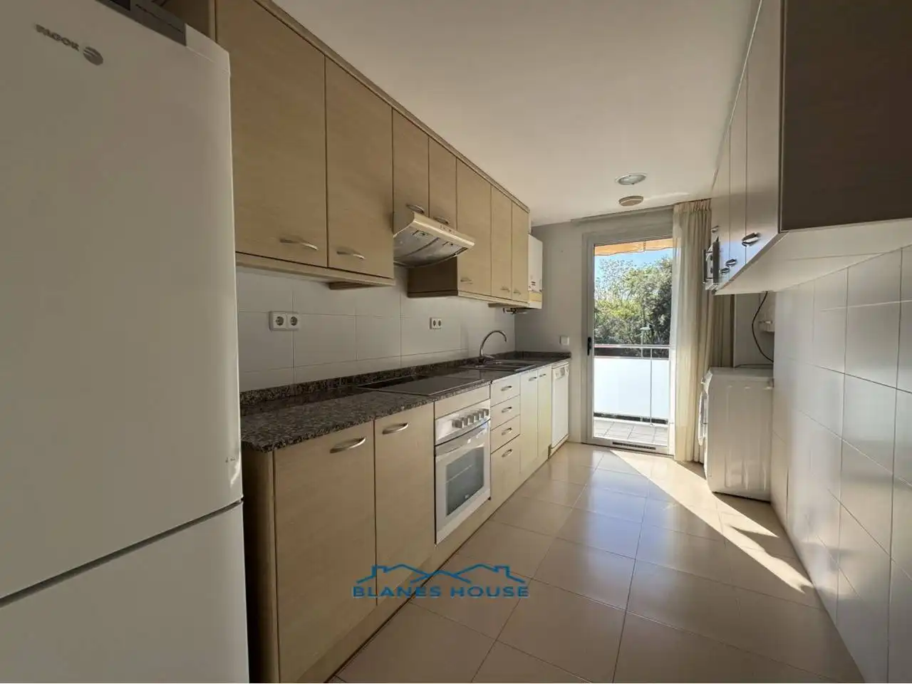 Kitchen of Flat for sale in Blanes  with Heating, Furnished and Balcony