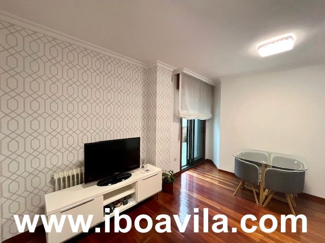 Living room of Apartment to rent in Pontevedra Capital   with Heating, Parquet flooring and Terrace