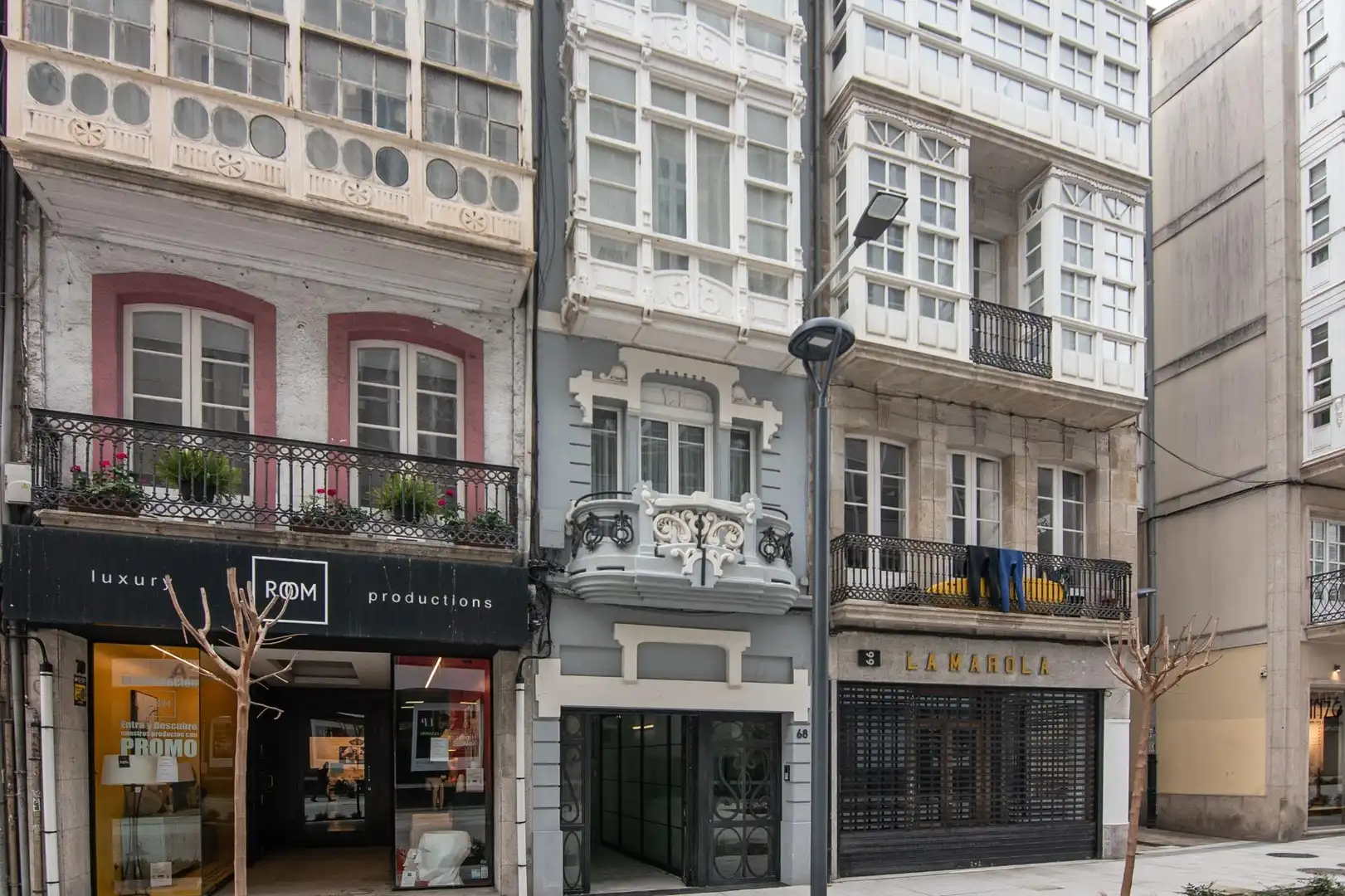 Vista exterior de Local de alquiler en A Coruña Capital 