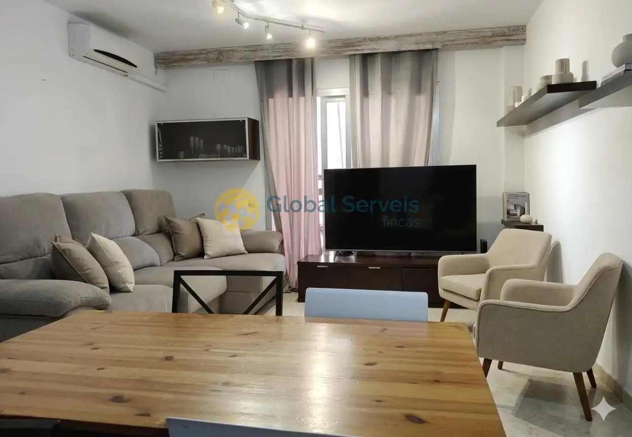 Sala de estar de Piso en venta en Abrera con Balcón