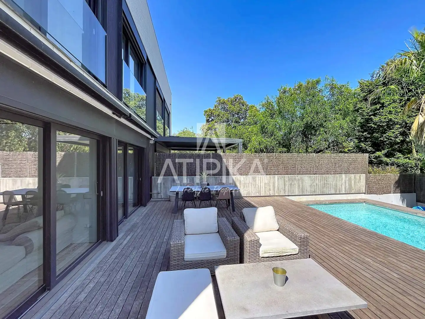 Terrassa de Casa o xalet en venda en Sant Cugat del Vallès amb Aire condicionat, Calefacció i Terrassa