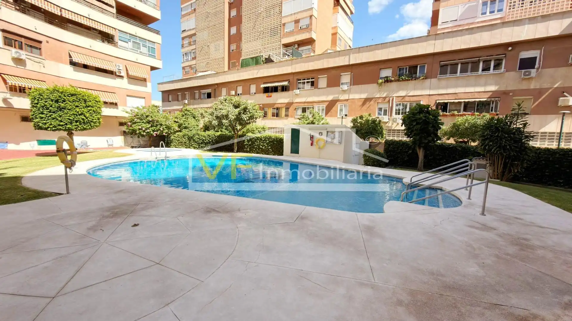 Swimming pool of Flat for sale in Málaga  with Balcony and Community pool