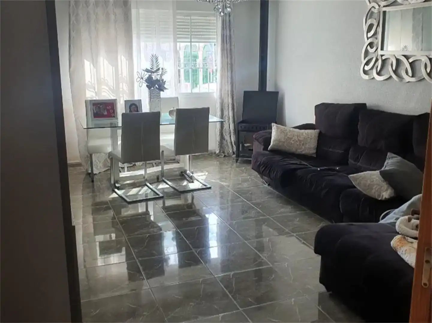 Sala de estar de Piso en venta en San Isidro - Campohermoso