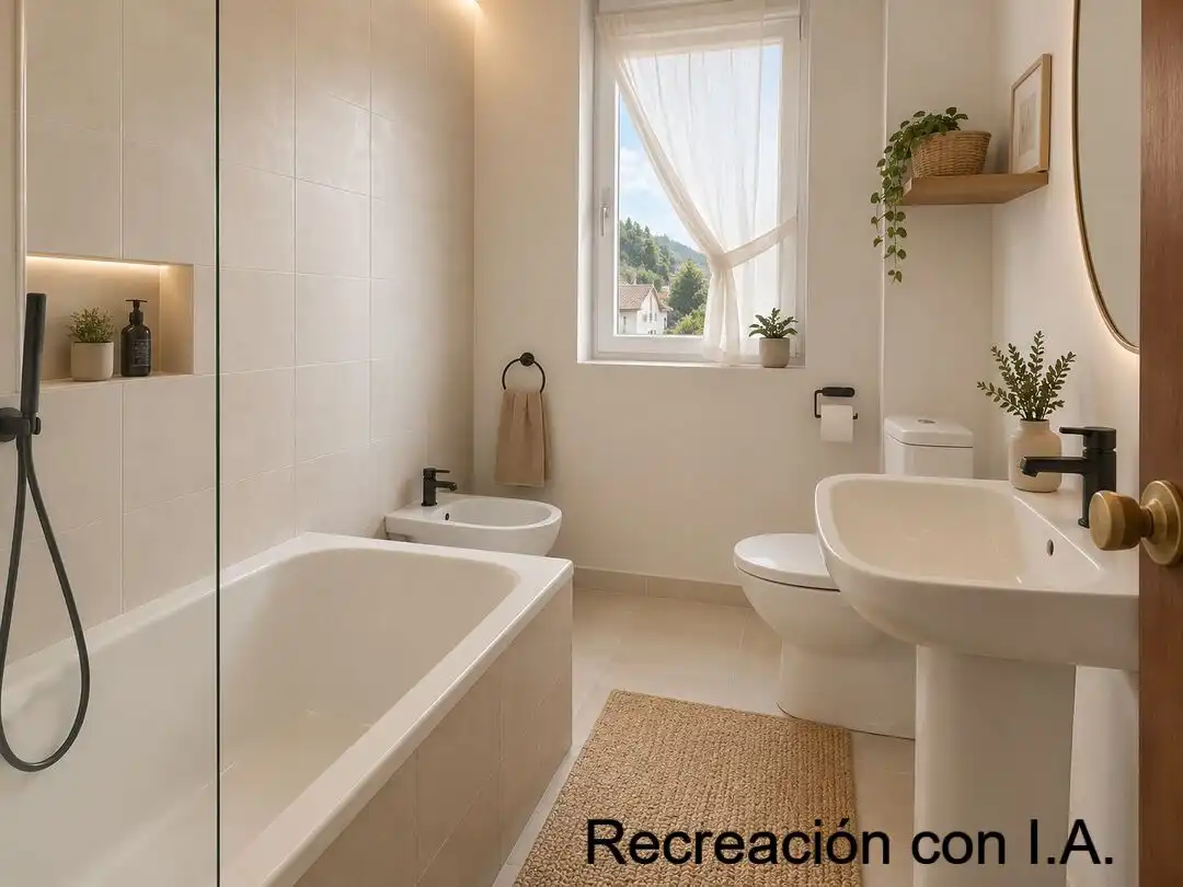 Bany de Pis en venda en Colunga amb Terrassa