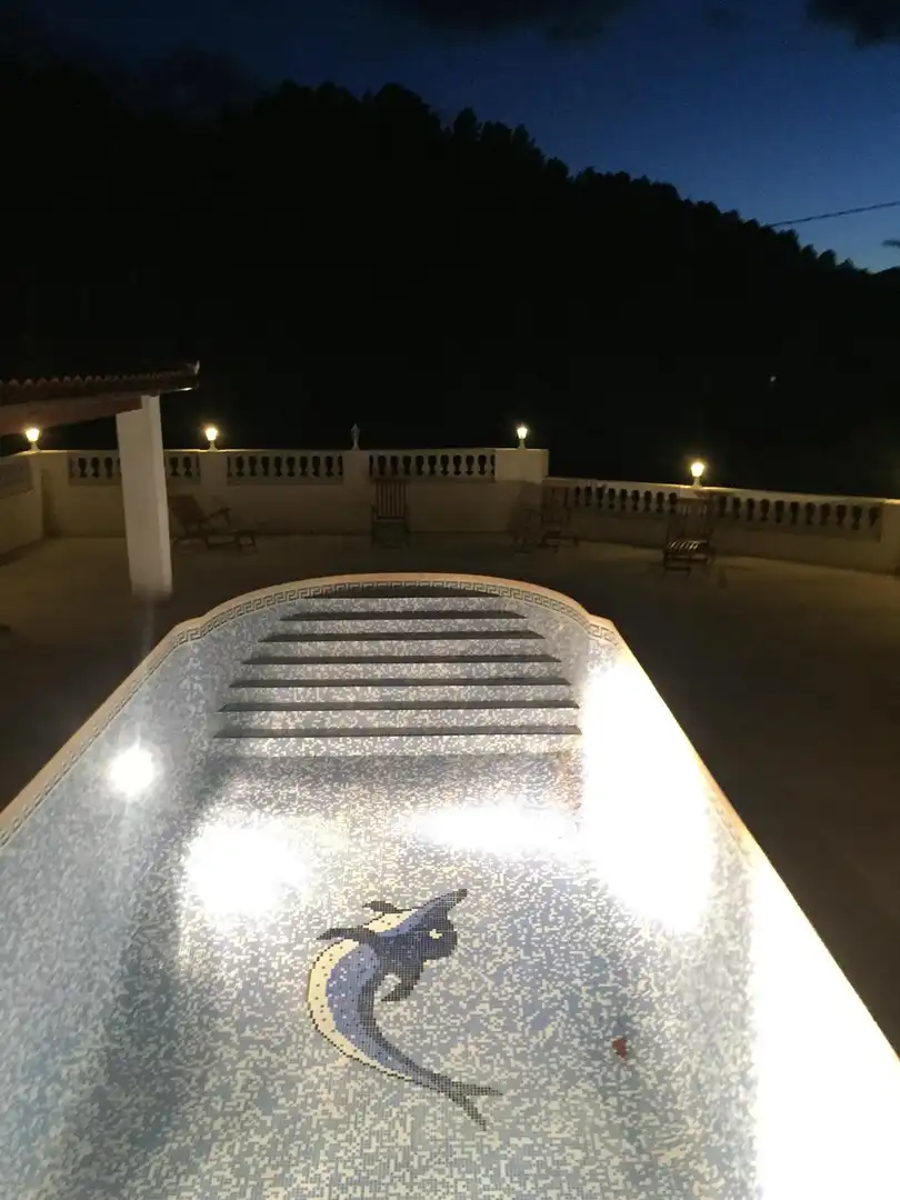 Piscina de Casa o xalet en venda en Tàrbena amb Aire condicionat, Calefacció i Jardí privat