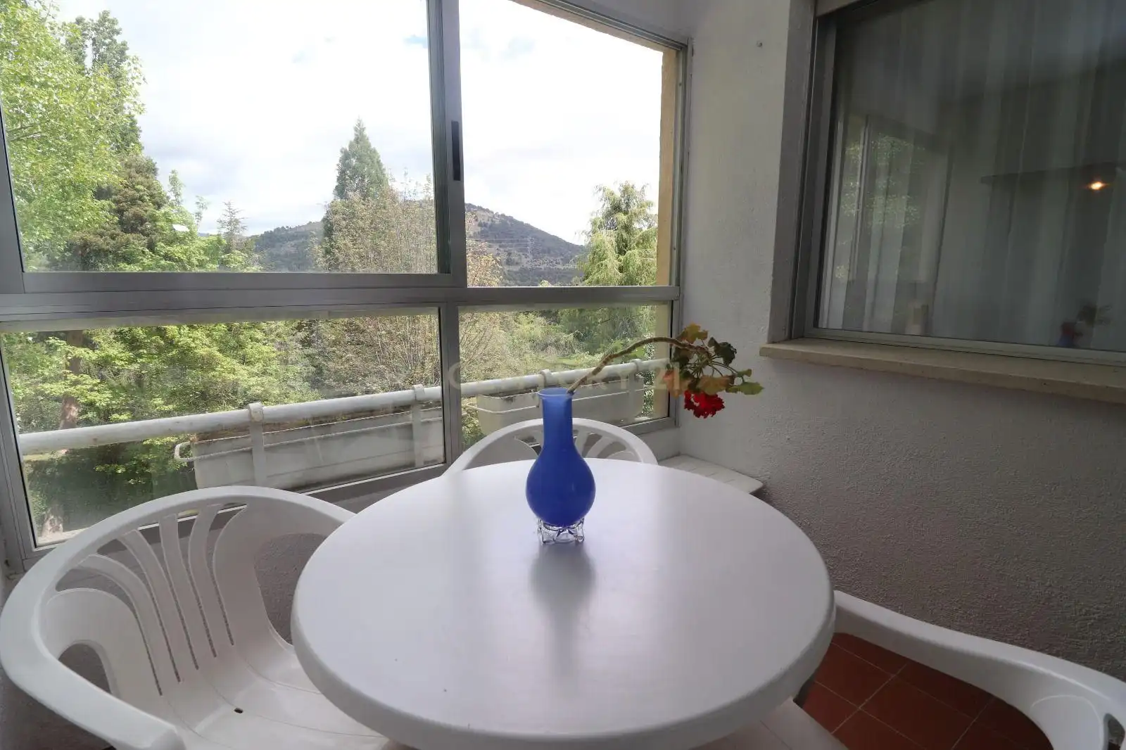 Terraza de Apartamento de alquiler en El Espinar con Trastero, Horno y Lavadora