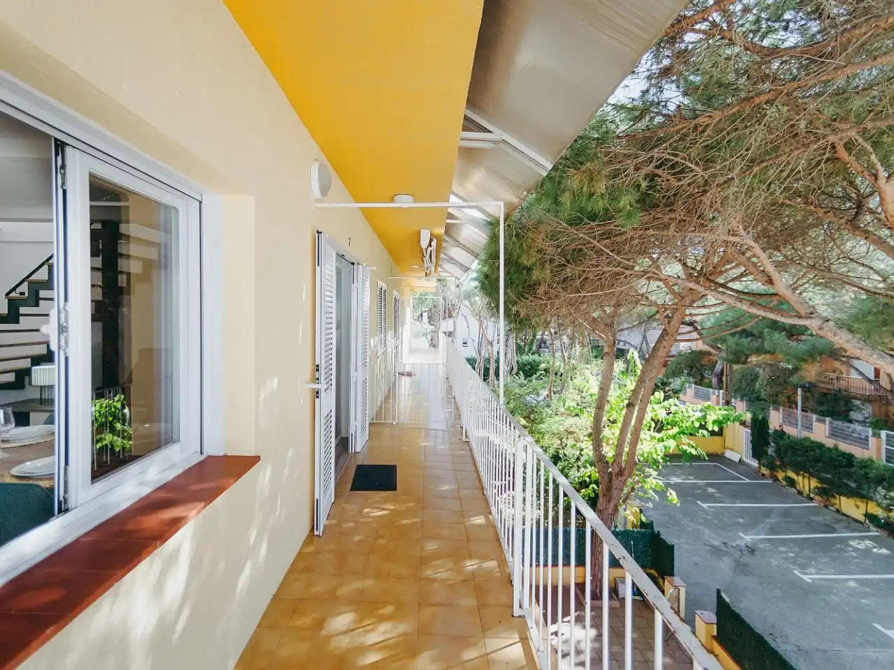 Terrasse von Wohnung zur Miete in Castell d'Aro, Platja d'Aro i s'Agaró mit Klimaanlage und Terrasse