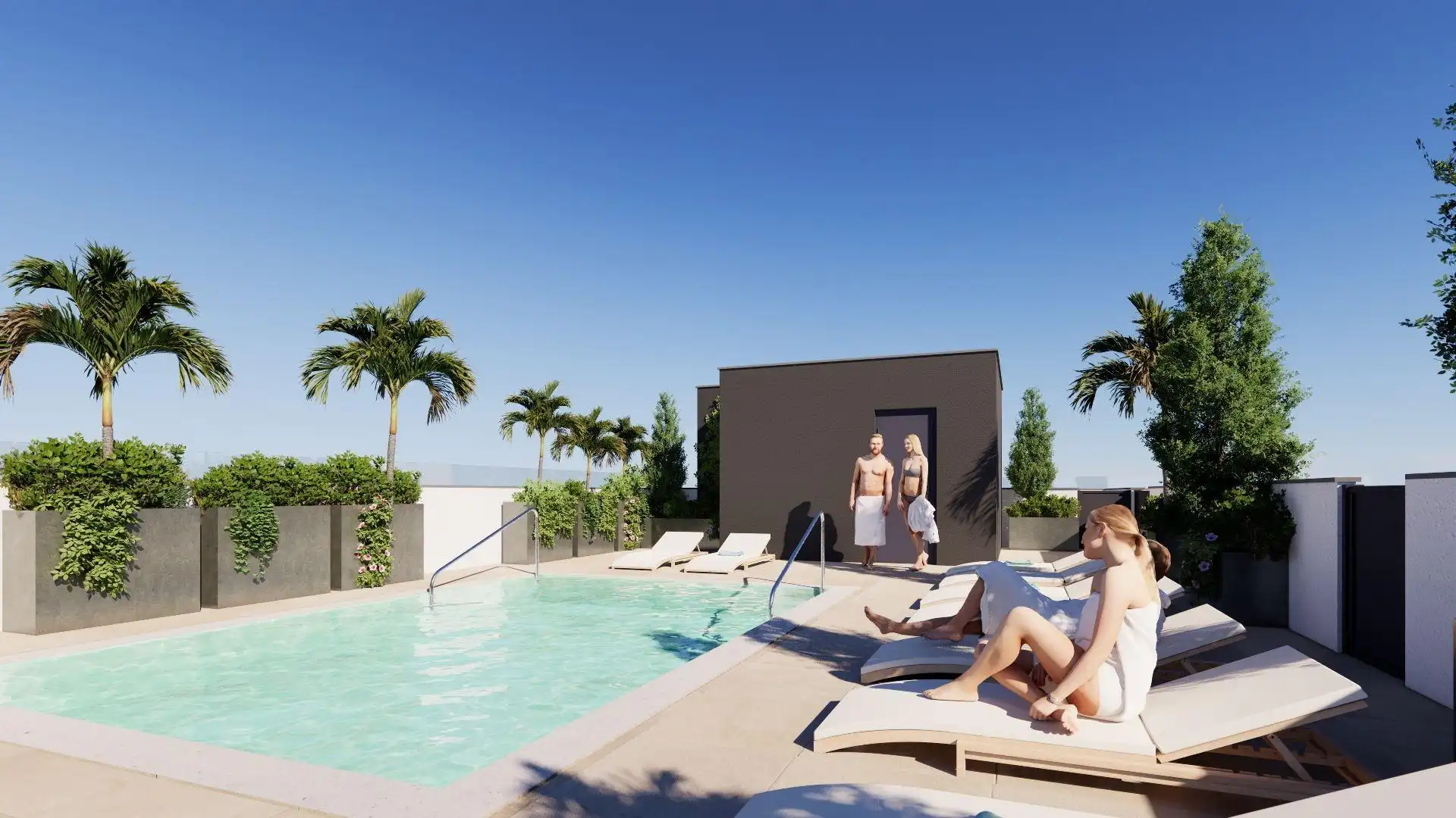 Piscina de Planta baixa en venda en San Javier