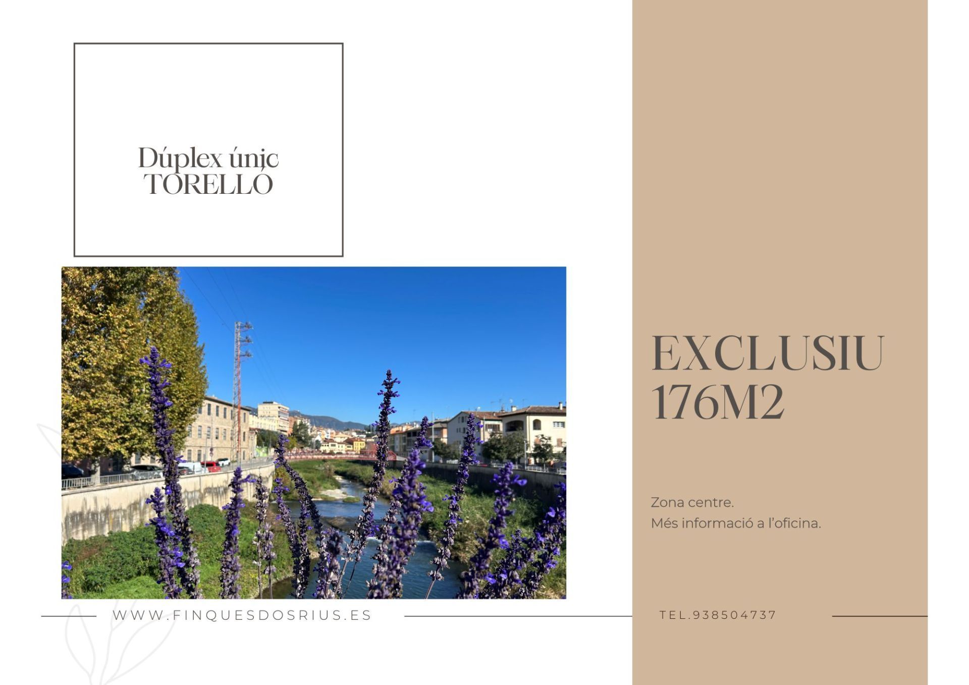 Vista exterior de Dúplex en venda en Torelló amb Aire condicionat, Calefacció i Terrassa