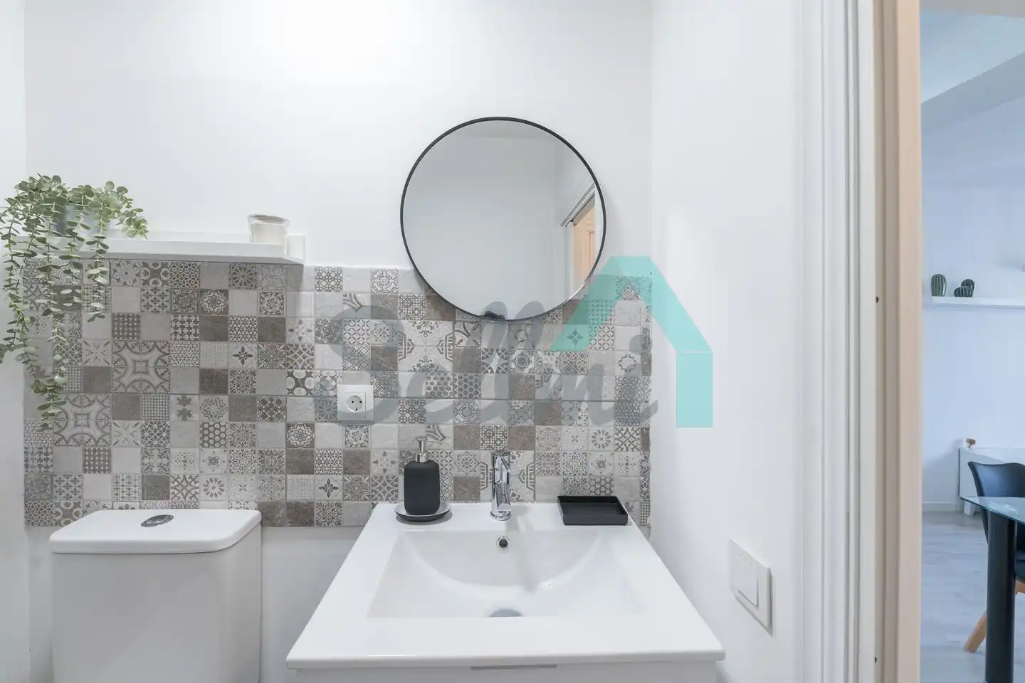 Baño de Planta baja en venta en Mieres (Asturias) con Calefacción, Trastero y Amueblado