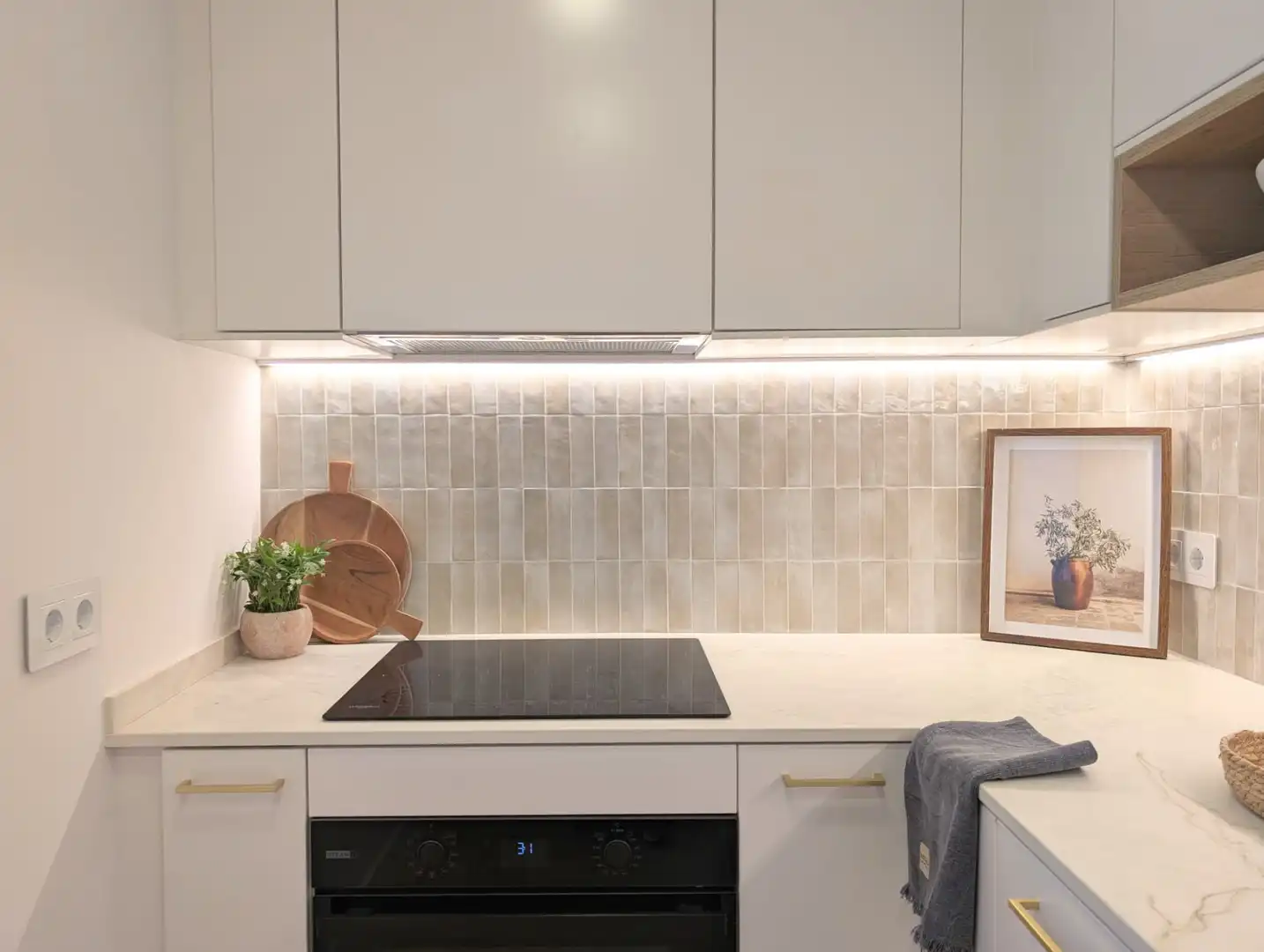 Cocina de Casa adosada en venta en Mataró con Aire acondicionado, Calefacción y Parquet