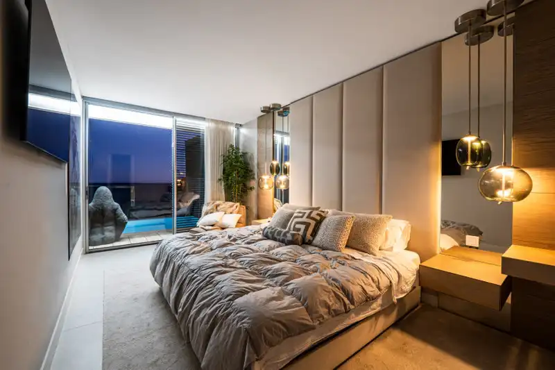 Habitación de Casa o chalet de alquiler en Estepona con Aire acondicionado, Calefacción y Jardín privado