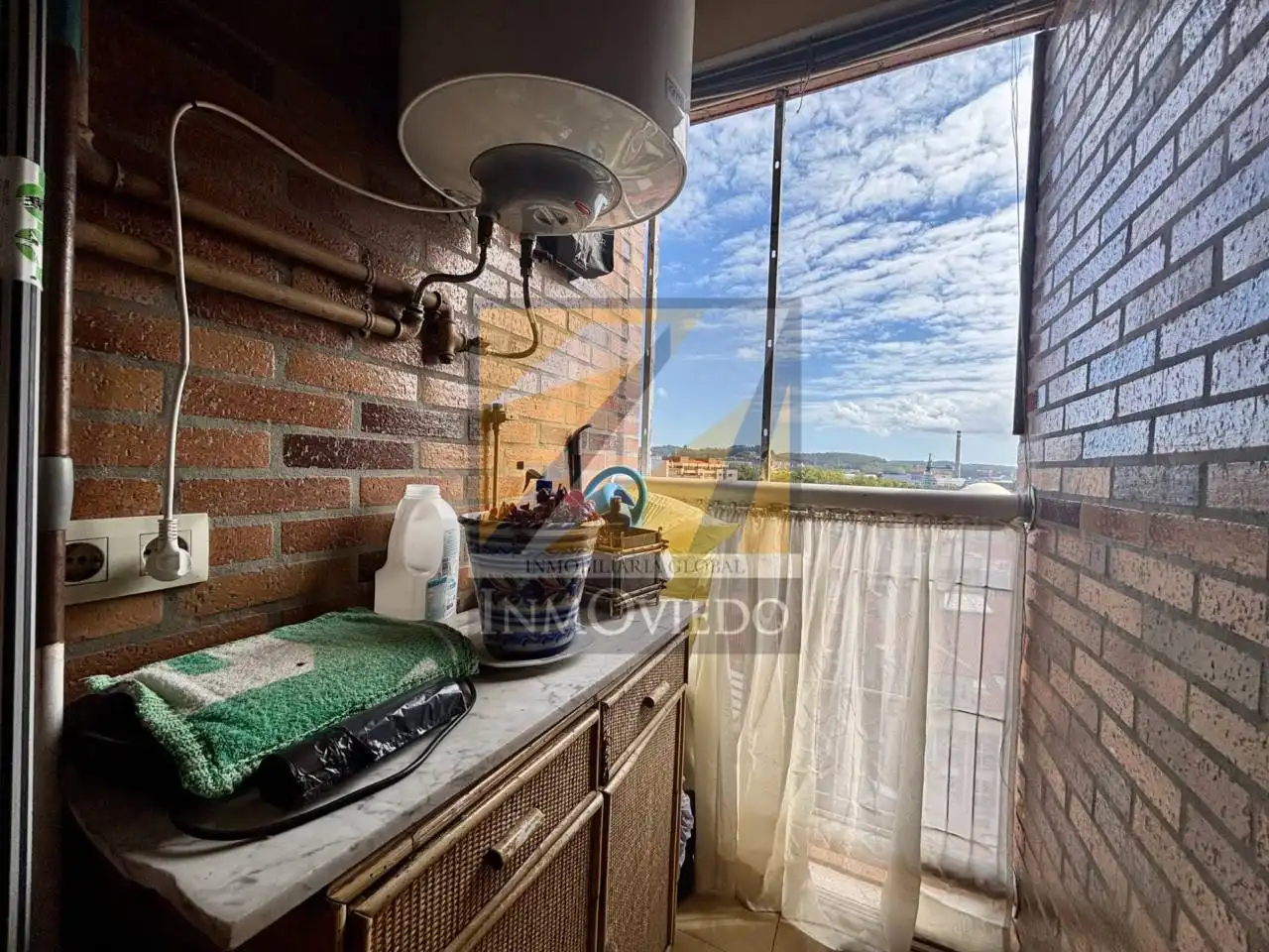 Balcony of Flat for sale in Avilés  with Heating, Parquet flooring and Terrace
