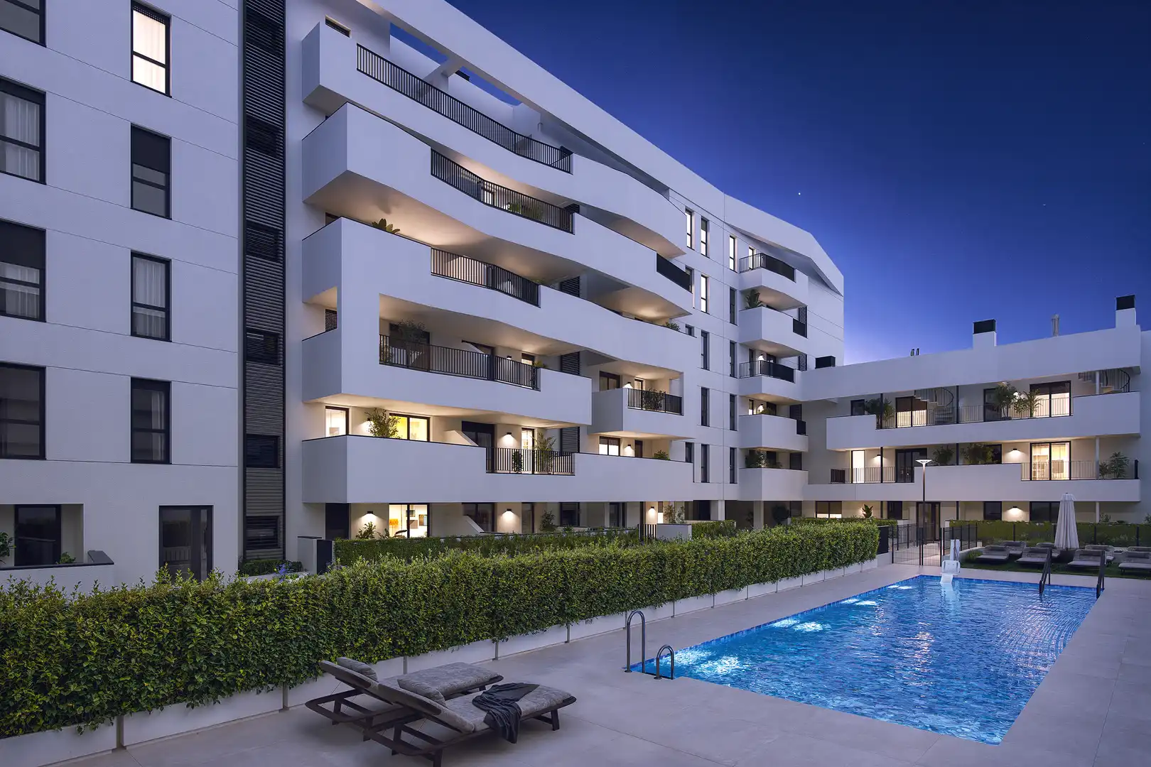 Piscina de Piso en venta en  Sevilla Capital con Aire acondicionado, Terraza y Trastero