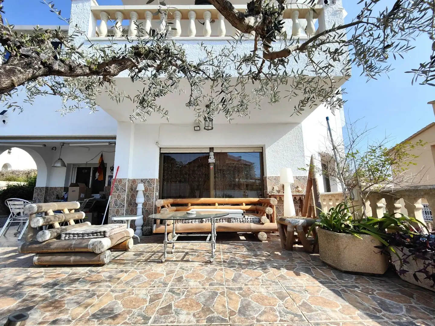 Terrassa de Casa o xalet en venda en Cunit amb Calefacció, Jardí privat i Terrassa