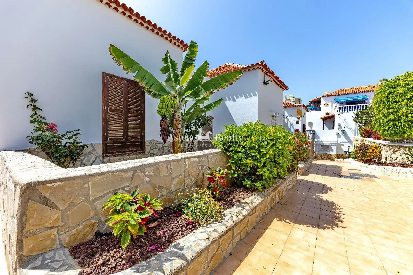 Außenansicht von Wohnung zum Verkauf in Arona mit Klimaanlage, Terrasse und Schwimmbad