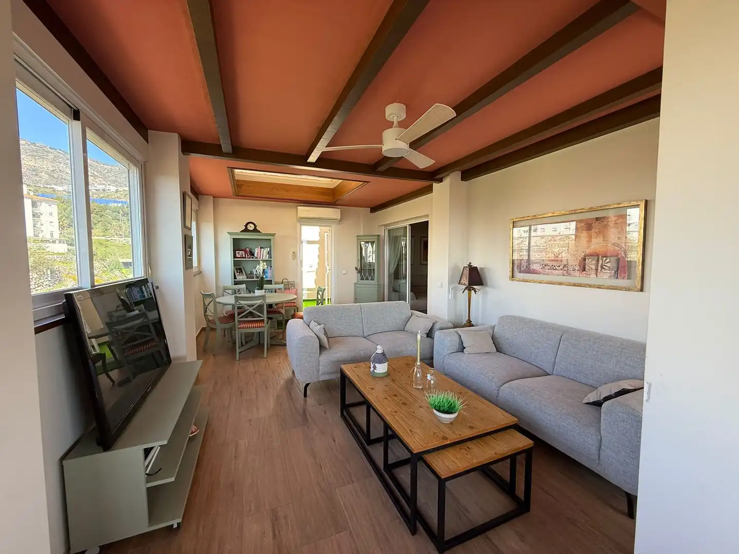 Living room of Attic for sale in Benalmádena  with Terrace and Balcony