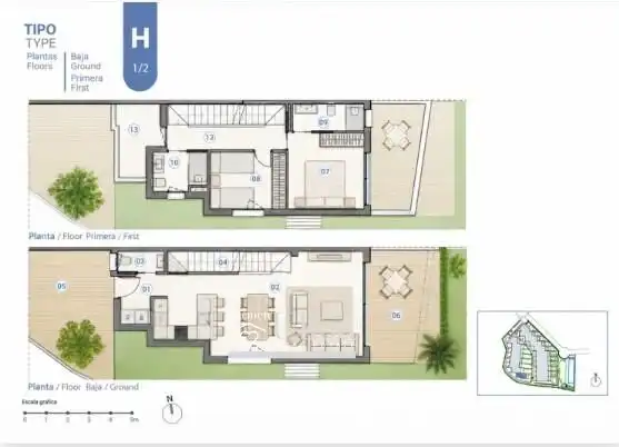 Maison mitoyenne avec piscine à vendre à Pueblo Español - Coveta Fumá, imagen 13