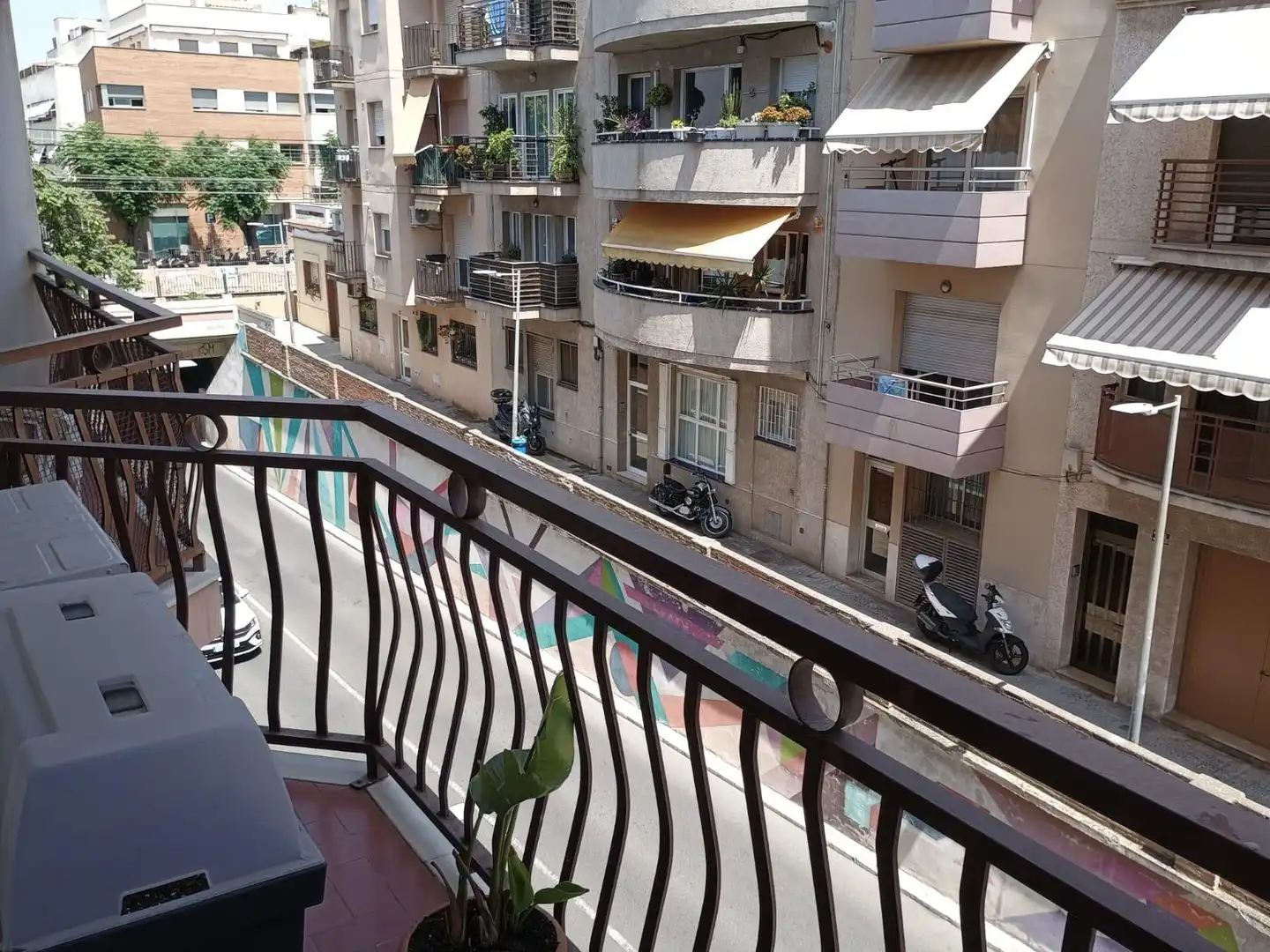 Terrasse von Wohnung zum Verkauf in Vilanova i la Geltrú mit Klimaanlage, Terrasse und Möbliert