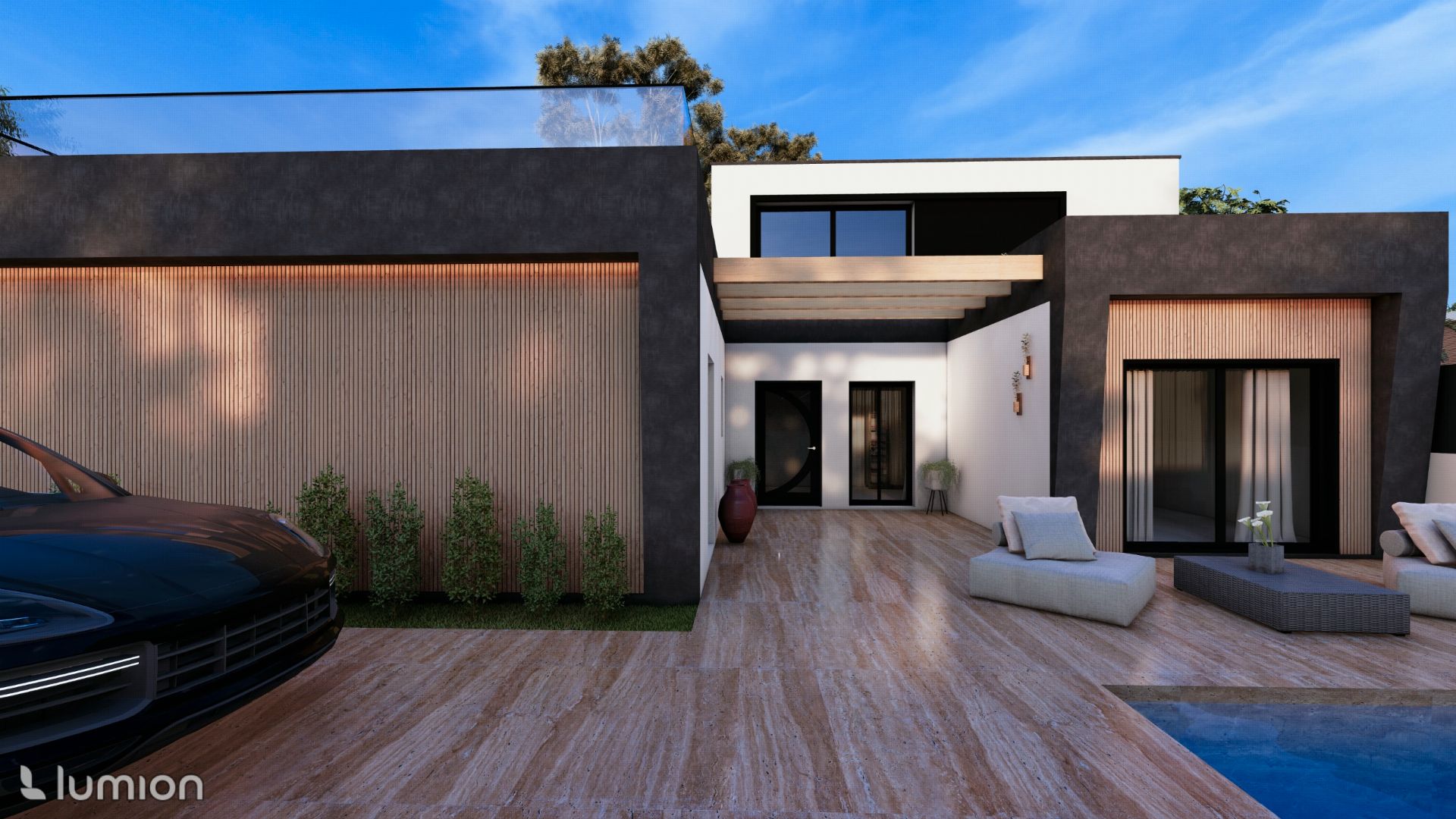 Terrace of Single-family semi-detached for sale in  Murcia Capital  with Private garden, Terrace and Swimming Pool