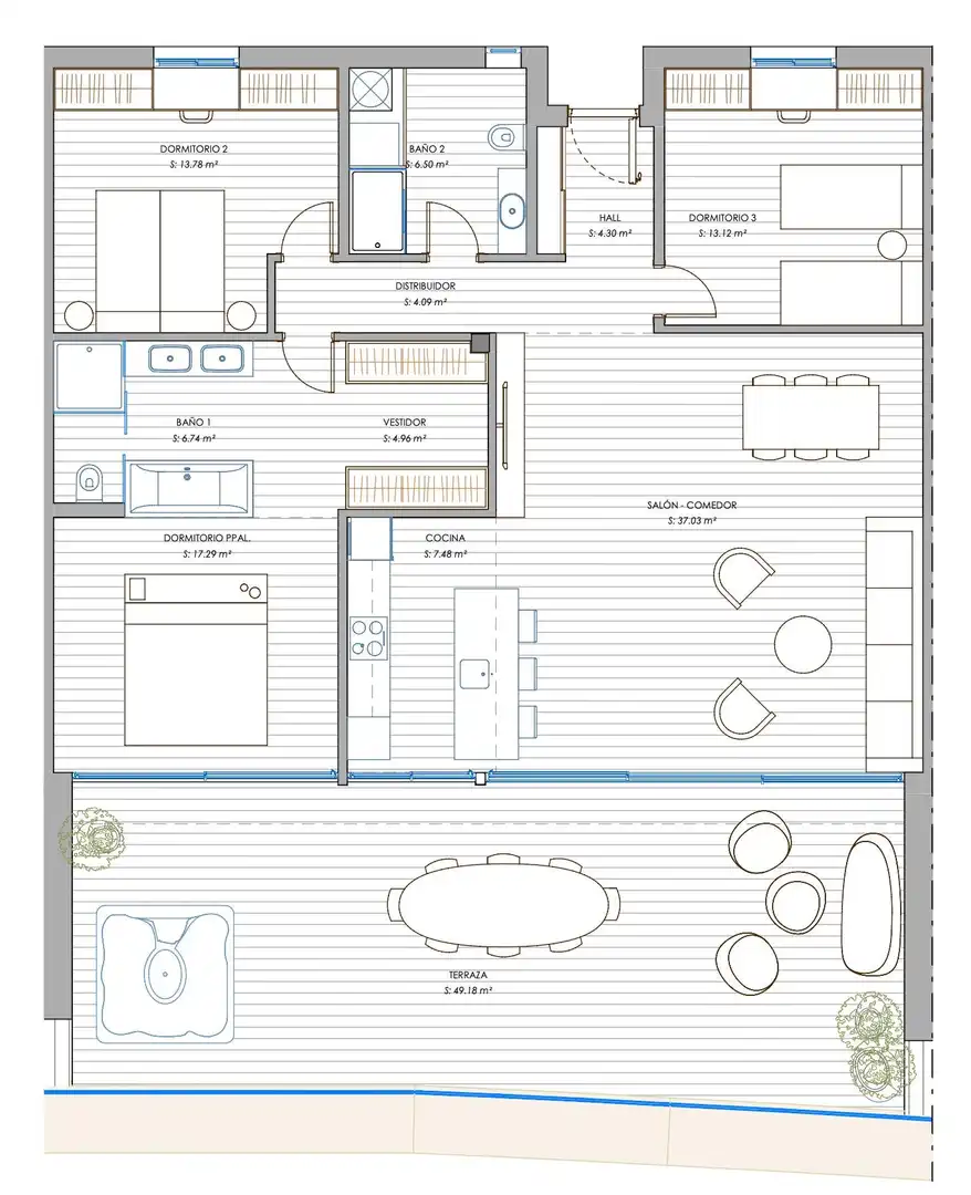 Penthouse mit Pool zum Verkauf in El Higuerón, imagen 18