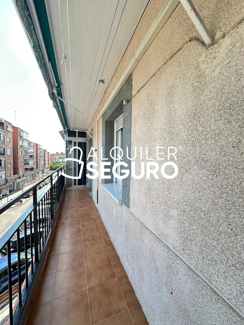 Balcony of Flat for rent in Alcorcón  with Air Conditioner, Heating and Terrace