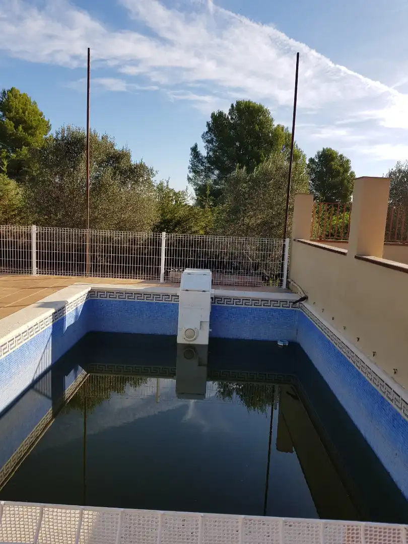 Piscina de Finca rústica en venta en Santa Oliva con Calefacción, Jardín privado y Piscina