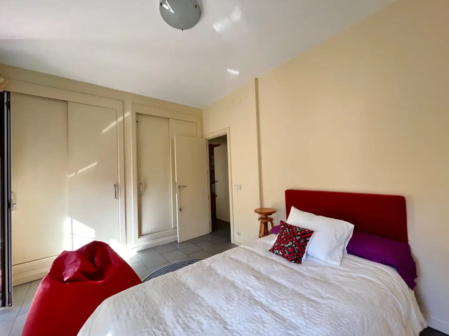 Schlafzimmer von Wohnung zum Verkauf in Madrid mit Terrasse, Möbliert und Ofen