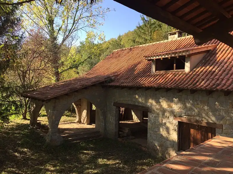Vista exterior de Finca rústica en venda en Riudaura