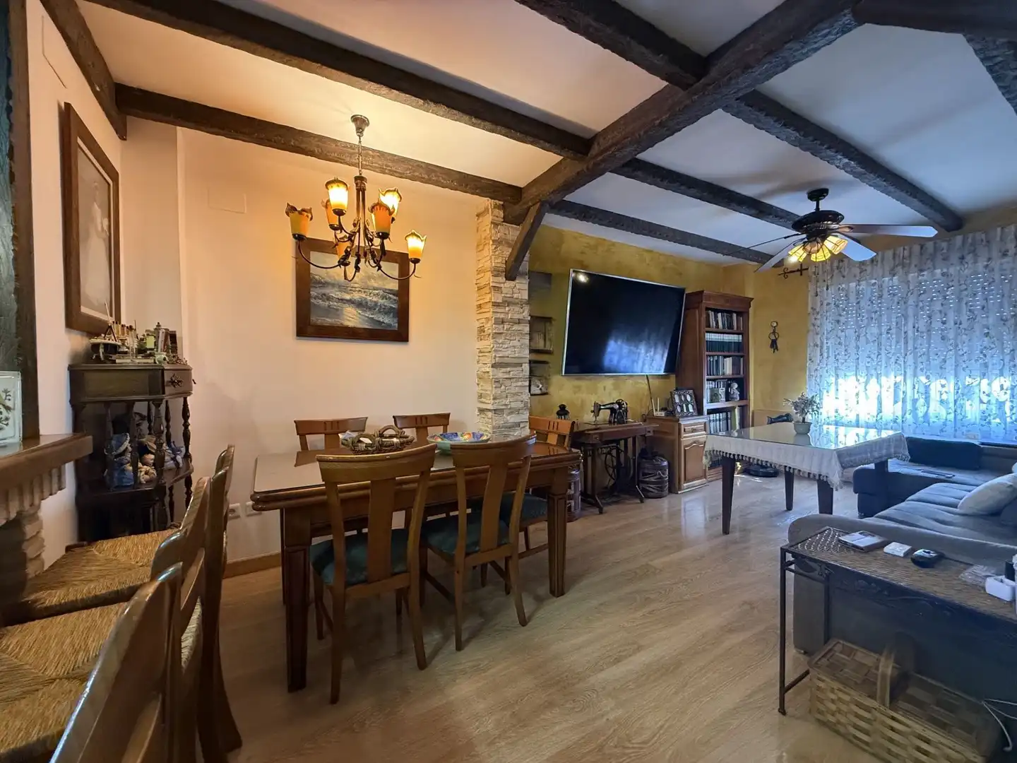 Comedor de Casa adosada en venta en Aljaraque con Aire acondicionado, Terraza y Piscina comunitaria