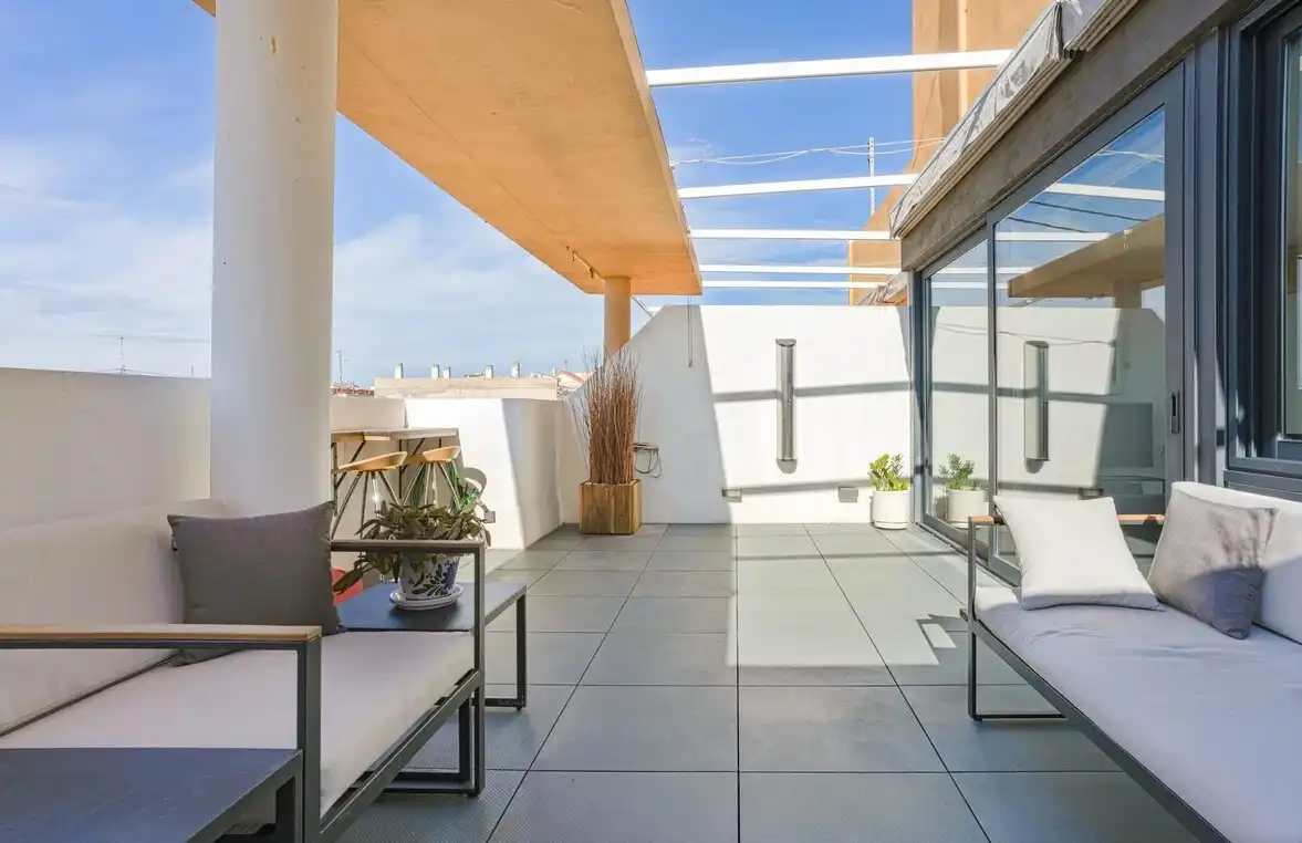 Terrassa de Apartament de lloguer en Valencia amb Aire condicionat, Calefacció i Terrassa
