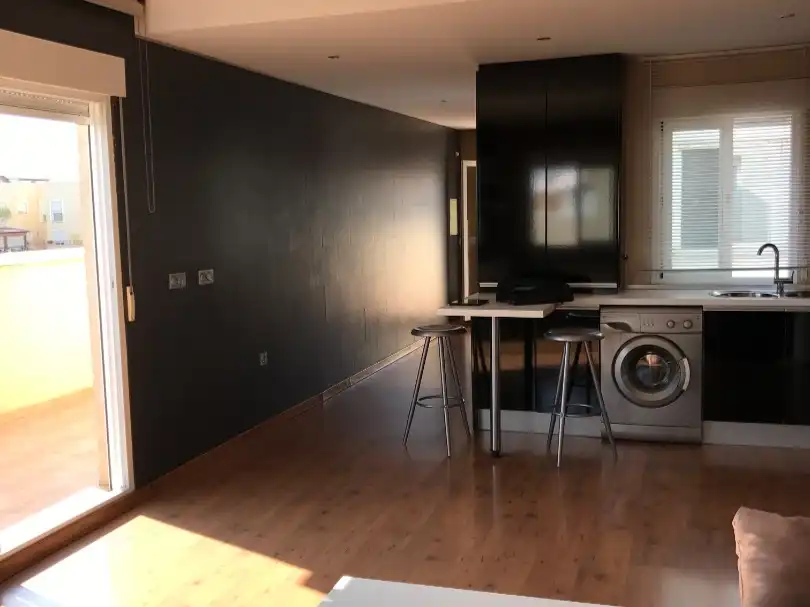 Sala d'estar de Àtic en venda en Churriana de la Vega amb Aire condicionat, Terrassa i Balcó