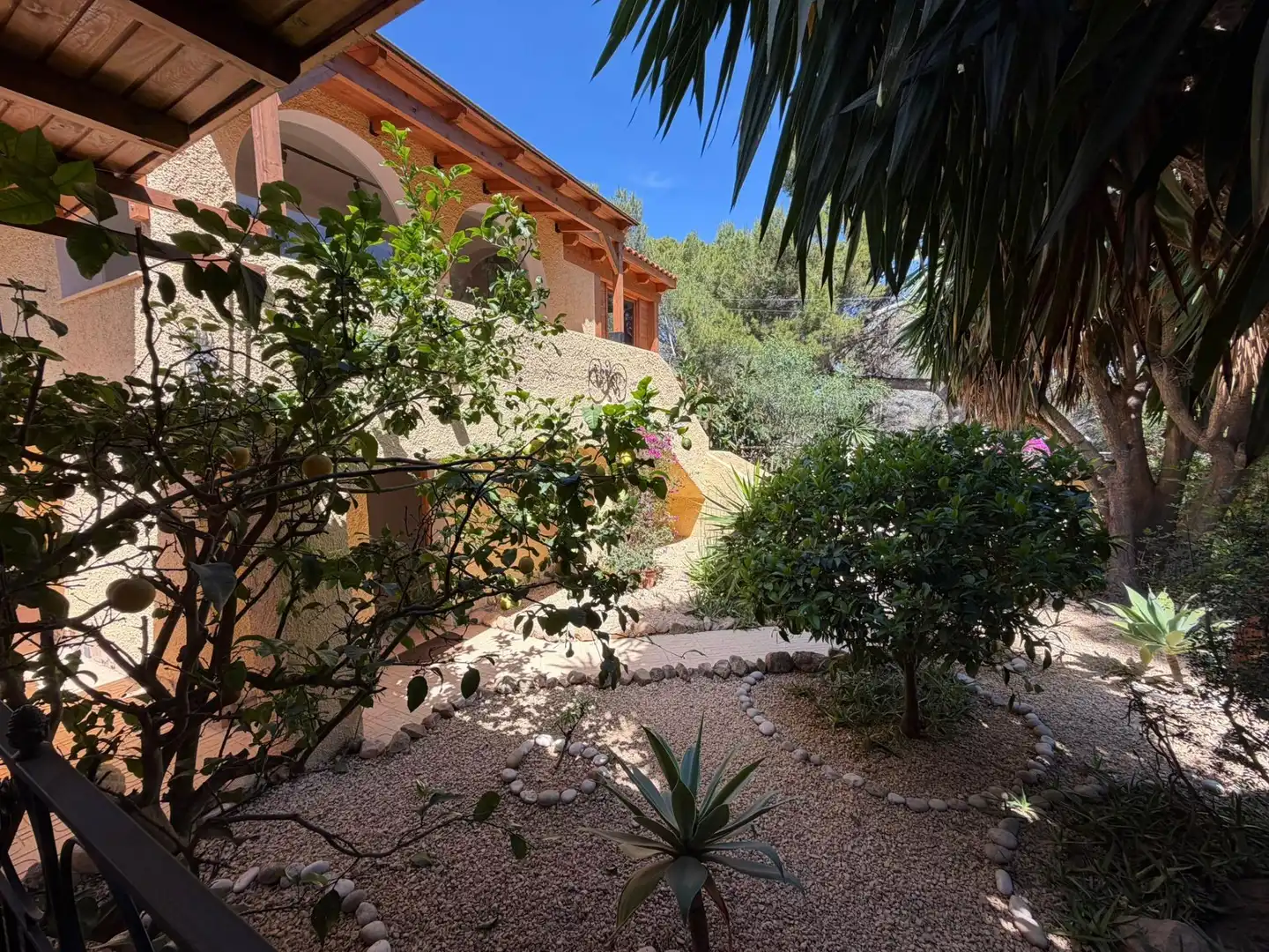 Jardín de Casa o chalet de alquiler en L'Alfàs del Pi con Aire acondicionado, Jardín privado y Piscina