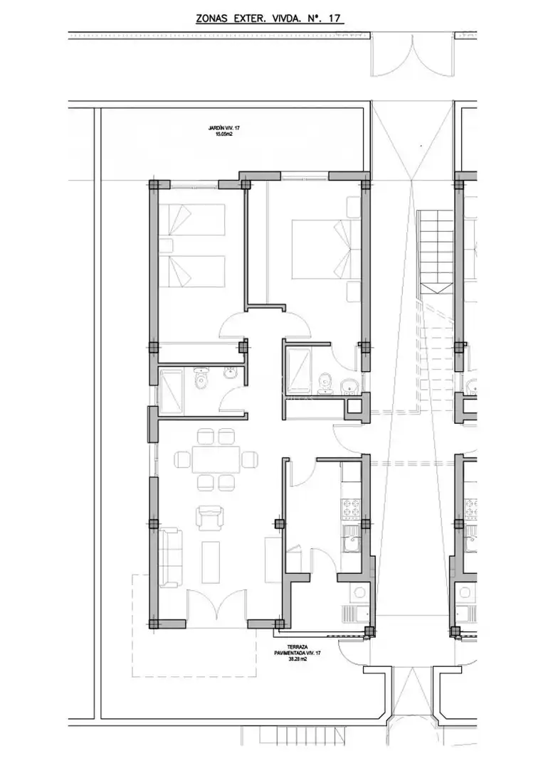 Wohnung zum Verkauf in Arona mit Klimaanlage, Privatgarten und Terrasse