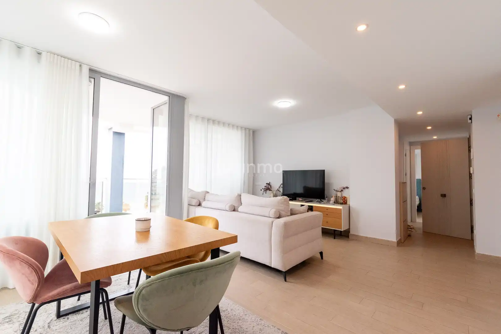 Sala de estar de Piso en venta en Calpe / Calp con Aire acondicionado, Calefacción y Jardín privado